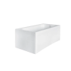 NIWELL Luxury BESCO Egyenes kád előlap - fehér 150x52