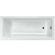 NIWELL Luxury NIWELL Wave fehér színű akril egyenes kád 140x70 kád, zuhanykabin