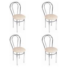  Nizza étkezőszék króm + sonoma 4 db bútor