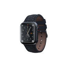 Njord by Elements Apple Watch S1/2/3/4/5/6/7/SE Bőr szíj 40mm - Fekete okosóra kellék