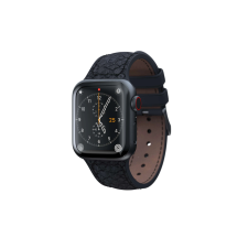 Njord by Elements Apple Watch S1/2/3/4/5/6/7/SE Bőr szíj 40mm - Fekete (SL14110) okosóra kellék