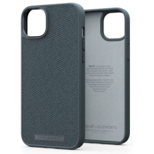 Njord Fabric Tonal hátlaptok iPhone 14 Plus sötétszürke tok és táska