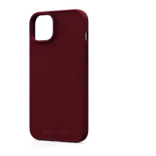 Njord iPhone 15 Plus Suede MagSafe Case Red tok és táska