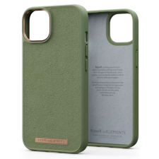 Njord Suede Comfort+ velúr hátlaptok iPhone 14 oliva tok és táska