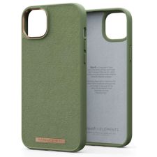 Njord Suede Comfort+ velúr hátlaptok iPhone 14 Plus oliva tok és táska