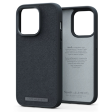 Njord Suede Comfort+ velúr hátlaptok iPhone 14 Pro Max fekete tok és táska