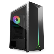 Njoy Anil számítógépház RGB fekete számítógép ház