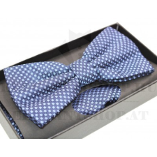  NM Díszdobozos mintás csokornyakkendő szett - Kék pöttyös ajándéktárgy