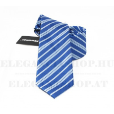  NM normál nyakkendő - Kék csíkos