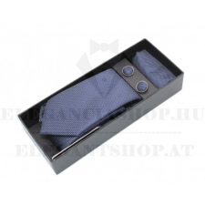  NM nyakkendő szett - Sötétkék aprómintás ajándéktárgy