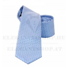  NM slim szövött nyakkendő - Kék pöttyös nyakkendő