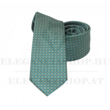  NM slim szövött nyakkendő - Zöld aprómintás nyakkendő