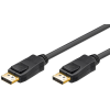 No-name DisplayPort (ST-ST) 2m 4K 1.2 vergoldet Black (77492)