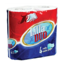 NO NAME Lilla Duo 2 rétegű toalettpapír, 4 tekercs higiéniai papíráru