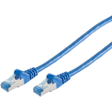 No-name Patchkabel CAT6a RJ45 S/FTP 0,25m Blue (75711-0.25B) - UTP kábel és adapter