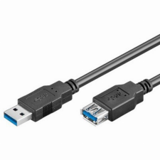No-name USB3.0 A-A (ST-BU) 1,8m Verlängerung Black (93998) kábel és adapter