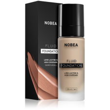 NOBEA Day-to-Day Fluid Foundation hosszan tartó make-up árnyalat 04 Warm vanilla 28 ml smink alapozó