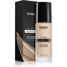 NOBEA Day-to-Day Fluid Foundation hosszan tartó make-up árnyalat Soft beige 07 28 ml smink alapozó