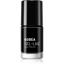NOBEA Day-to-Day Gel-like Nail Polish körömlakk géles hatással árnyalat Black sapphire #N22 6 ml körömlakk