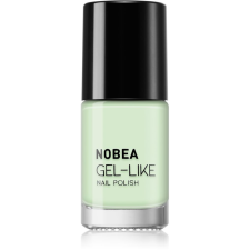 NOBEA Day-to-Day Gel-like Nail Polish körömlakk géles hatással árnyalat #N66 Lime sorbet 6 ml körömlakk