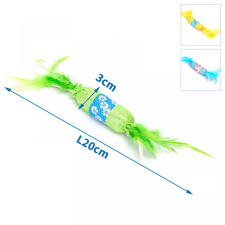  Nobleza macskamentás tollas játék 20*3cm (40624) játék kutyáknak