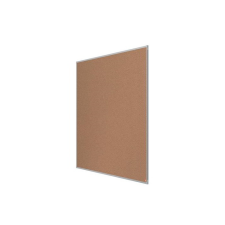 NOBO 1903997 Parafatábla alumínium keret 180x120cm - Barna (1903997) parafatábla