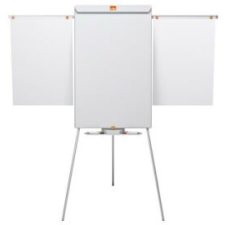NOBO Flipchart tábla, mágneses felület, 2 db segédkarral, NOBO "Essential", fehér flipchart