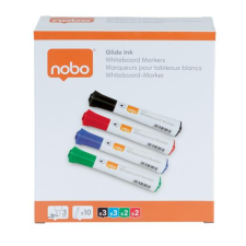NOBO Glide 2mm Táblamarker - Vegyes színek (10 db / csomag) (1915268) filctoll, marker