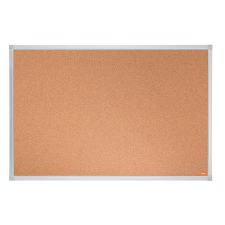 NOBO Parafatábla, 90x60 cm, alumínium keret, NOBO "Essentials" parafatábla