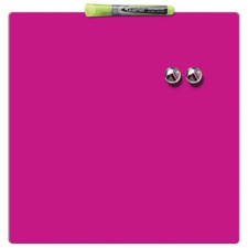 NOBO Üzenőtábla, mágneses, írható, rózsaszín, 36x36 cm, NOBO/REXEL mágnestábla
