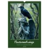  Nocturnal wings - A mystic raven companion for the year (Wall Calendar 2026 DIN A3 portrait), CALVENDO 12 Month Wall Calendar
