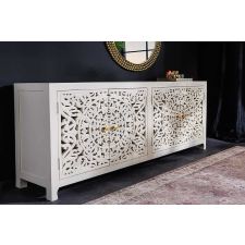 Noelle Stílusos komód Noelle 170 cm fehér mangó bútor