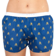  Női bő szárú boxeralsók Represent small bones kék (R0W-BOX-0705) L