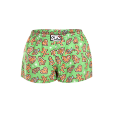 női bő szárú boxeralsók Styx art klasszikus gumipánt karácsonyi mézeskalács (K1753) XL női alsó