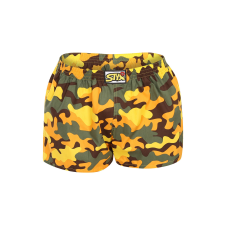 női bő szárú boxeralsók Styx art klasszikus gumipánt terepszínű sárga (K1559) XL női alsó