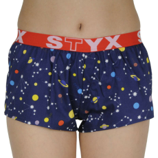  Női bő szárú boxeralsók Styx art sportos gumipánt bolygó gumibolygó (T1057) L