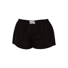  női bő szárú boxeralsók Styx klasszikus gumipánt fekete (K960) XXL