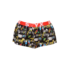 Női bő szárú boxeralsók Styx művészet sport party gumi (T1251) S női alsó