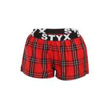 Női bő szárú boxeralsók Styx sportos gumipánt többszínű (T1003) M női alsó