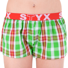  Női bő szárú boxeralsók Styx sportos gumipánt többszínű (T633) S