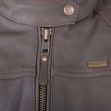  Női bőr motoros kabát W-TEC Kaika barna XL motoros kabát