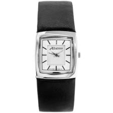  Női ezüst fekete kvarc óra 25mm karóra