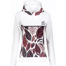  Női funkcionális pulóver prémium ALTISPORT VOJ/ALW061MI01 FEHÉR/BURGUNDIA méret: M