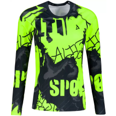  Női funkcionális T -piró hosszú ujjú prémiummal ALTISPORT VOJ/ALW076TR03 FEKETE/FLUO SÁRGA méret: XS