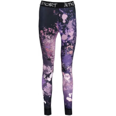 Női funkcionális termo nadrág prémium ALTISPORT VOJ/ALW055TER02 FEKETE -VIOLET méret: XXXL