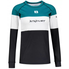  Női funkcionális termo t -póló hosszú ujjú prémium ALTISPORT VOJ/ALW051TER01 KEROZINFEKETE méret: XS