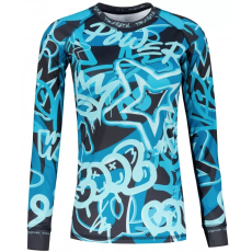  Női funkcionális termo t -póló hosszú ujjú prémium ALTISPORT VOJ/ALW054TER01 FEKETE -BLUE méret: XS