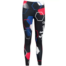  Női hosszú, prémium funkcionális leggings ALTISPORT VOJ/ALW036LEG01 HEXA FEKETE méret: L