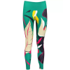  Női hosszú, prémium funkcionális leggings ALTISPORT VOJ/ALW042LEG01 ZÖLD méret: L