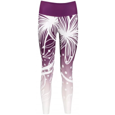  Női hosszú, prémium funkcionális leggings ALTISPORT VOJ/ALW045LEG01 LILA/FEHÉR méret: S
